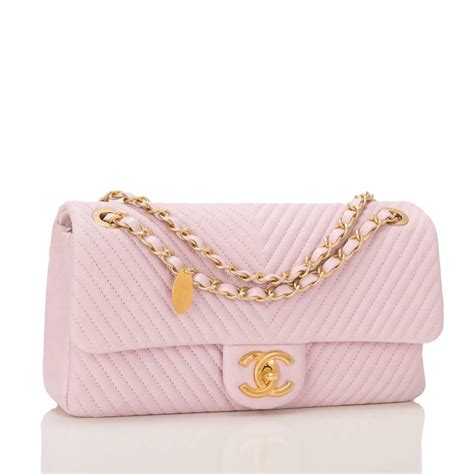 chanel pink chevron|Chanel Chevron flap bag.